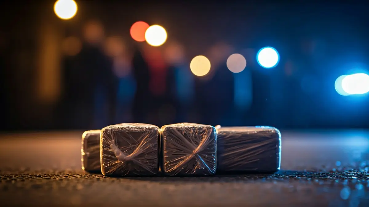 Irudi generikoa, konfiskatutako drogak erakusten dituena.