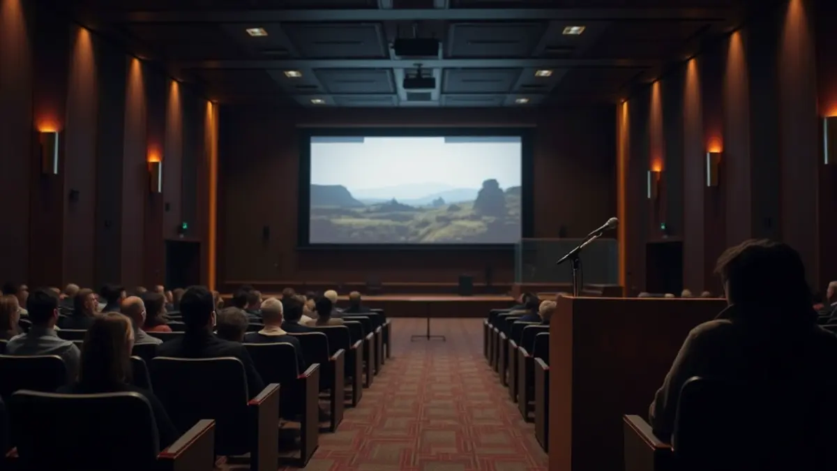 Imagen genérica que representa la proyección de un documental y un debate en un centro cultural.