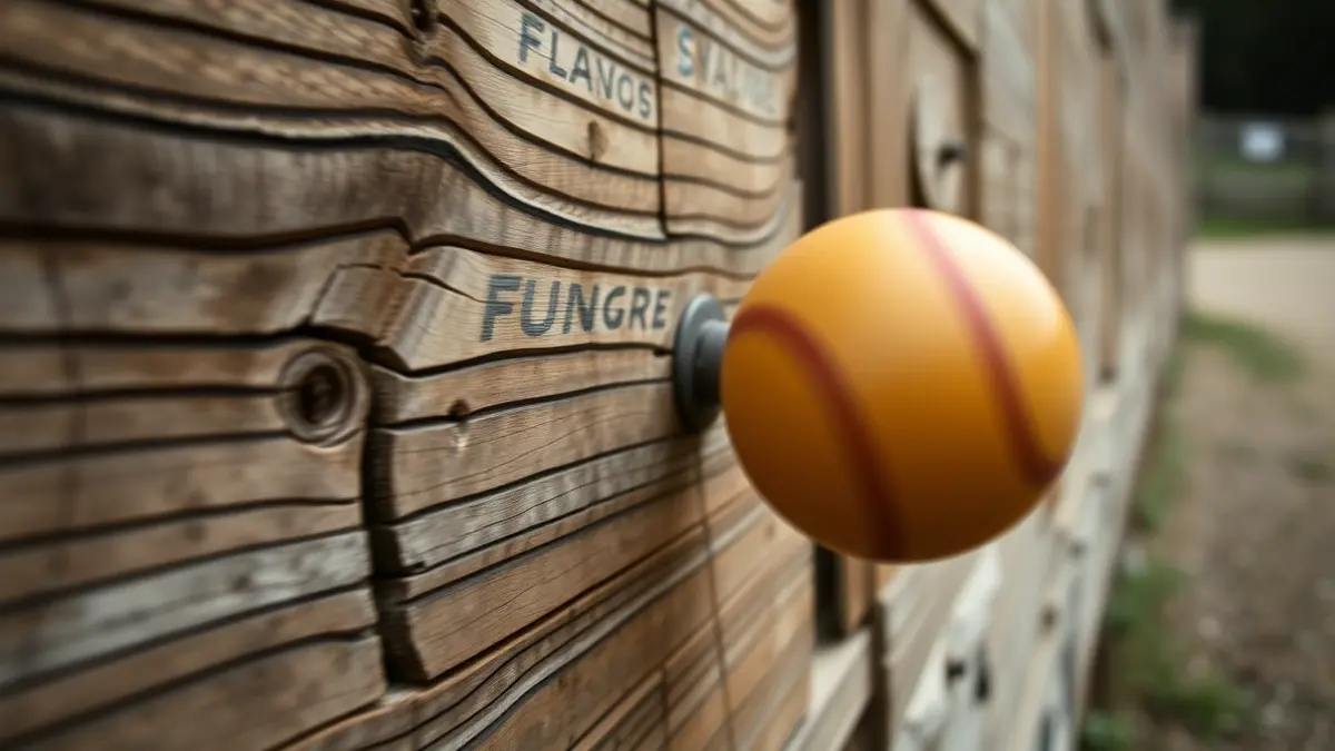 Generic image of a Basque pelota match, with the ball hitting the wall.