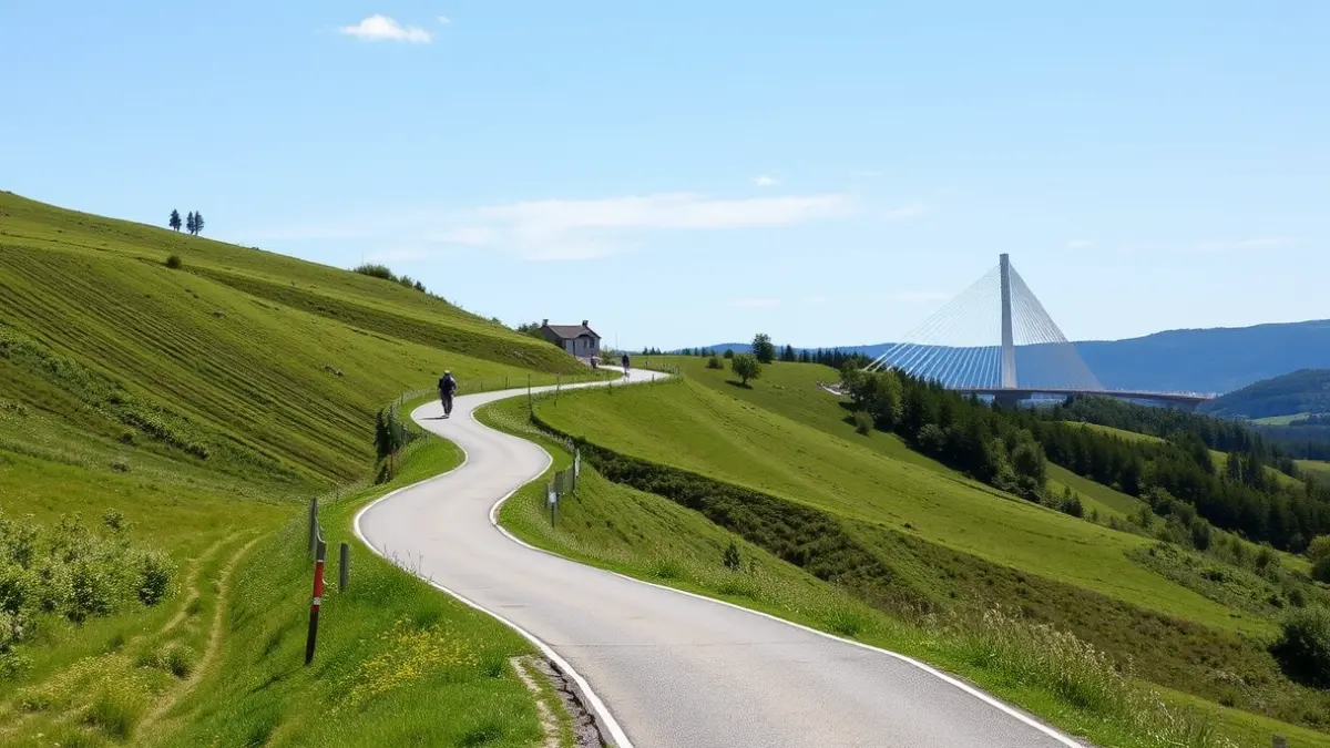 Generic image of the new pedestrian and cycling path of the Nervión Linear Park.