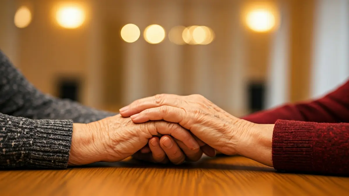 Irudi generikoa adineko pertsonen komunitatearen laguntza eta elkartasuna irudikatzen duena.