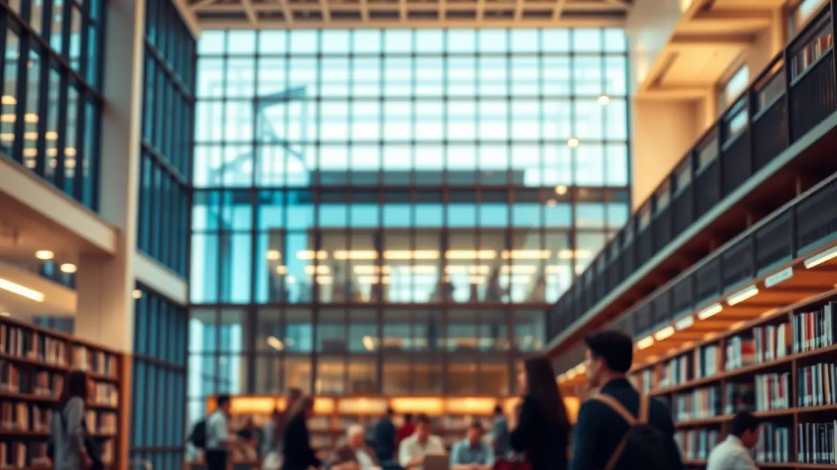 Generic image of the CRAI library interior at the University of Deusto, venue for the awards ceremony.