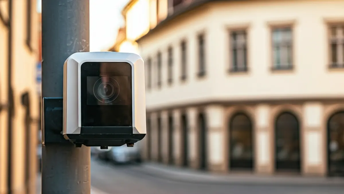 Generic image of a license plate reader, representing the new system to be installed in Arrasate's Old Town.