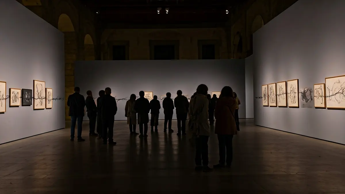 Generic image of Artur Heras's 'El Mal' exhibition at the Álava Campus