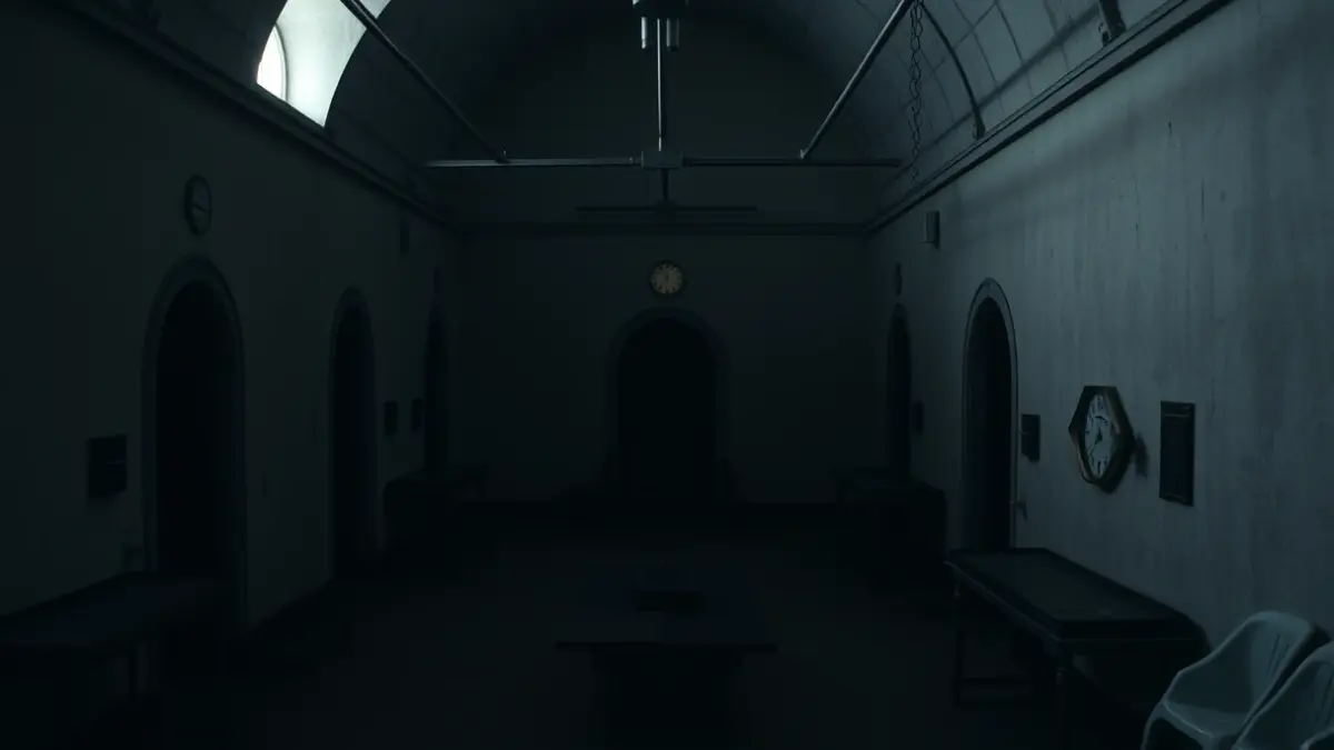 Irudi generikoa erraustegi baten barrualde ilun eta hotzarena, duintasun faltaren sentsazioa adierazten duena.