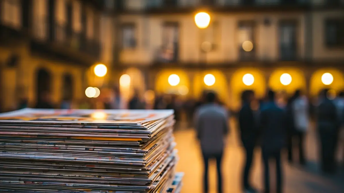 Irudi generikoa Karmenak jaialdirako kartel lehiaketaren iragarkia irudikatzen duena, kolore biziekin eta jai giroarekin.