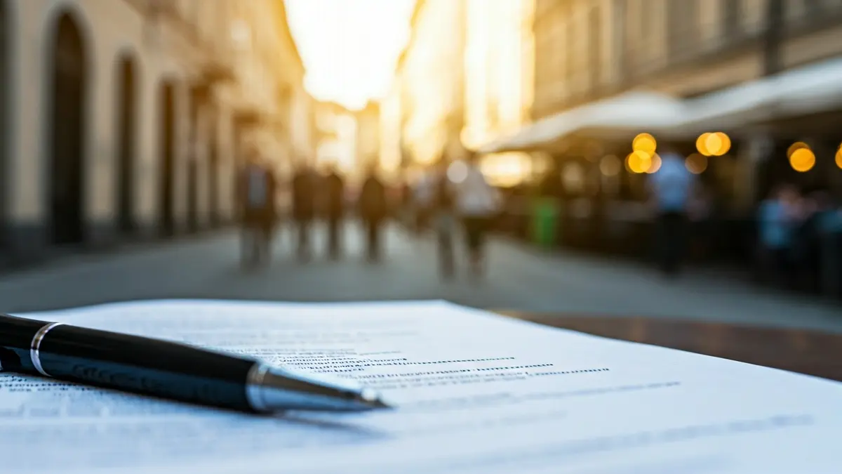 Generic image of a municipal ordinance from Bilbao, related to terrace regulation.