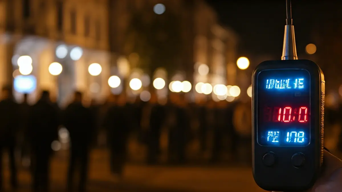 Generic image of a sound level meter, representing the urban noise problem.