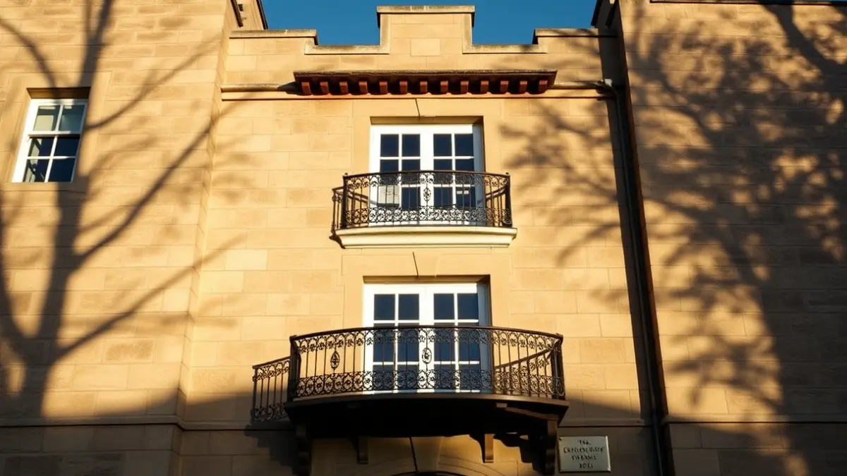 Facade of the Bizkaia Provincial Council in sunlight
