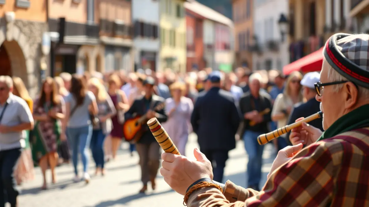 Dultzaineroen Topaketa Hernaniko Kaxkoan.