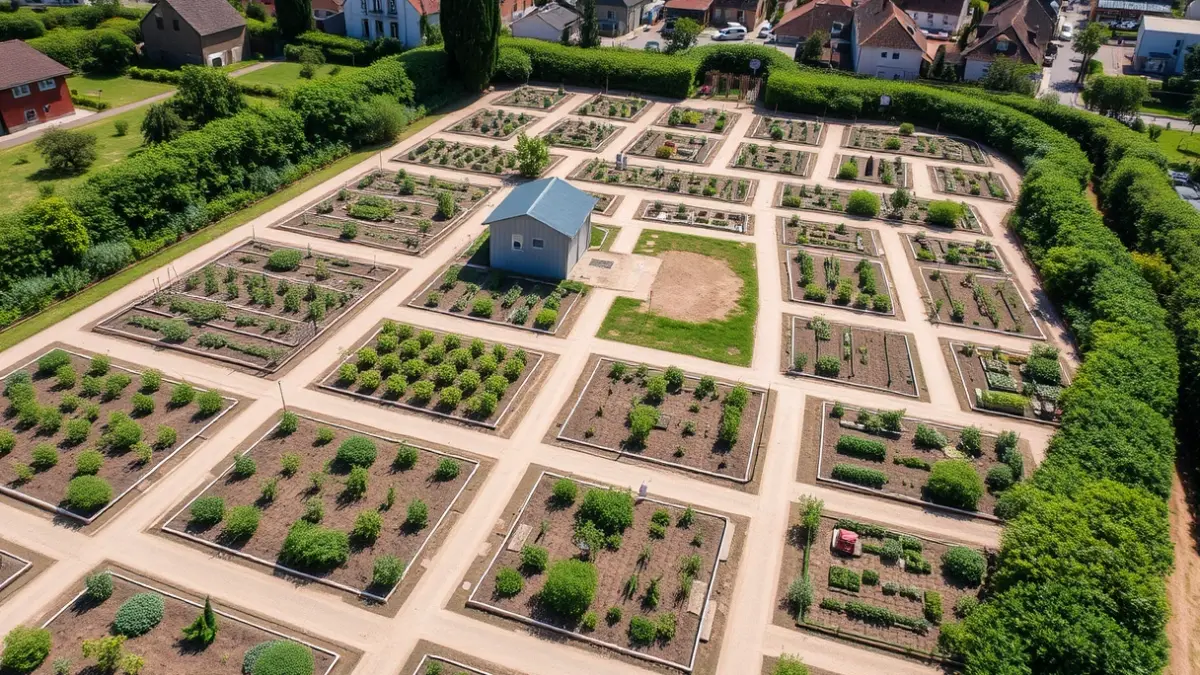 General image of the ecological recreational gardens in Durango.