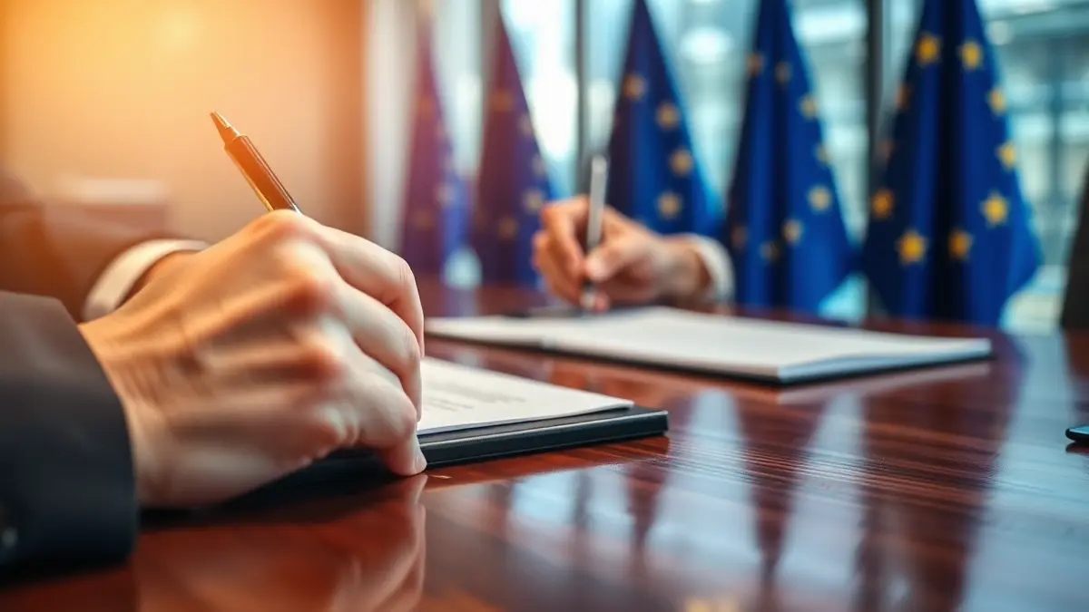 Generic image depicting a meeting with European Commission representatives.