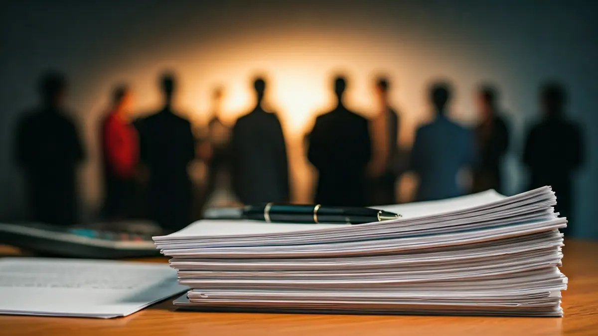 Generic image of documents and tools suggesting an audit or financial review.