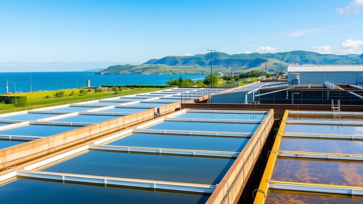 Generic image of the aquaculture facility planned around the former Lemoiz nuclear power plant.