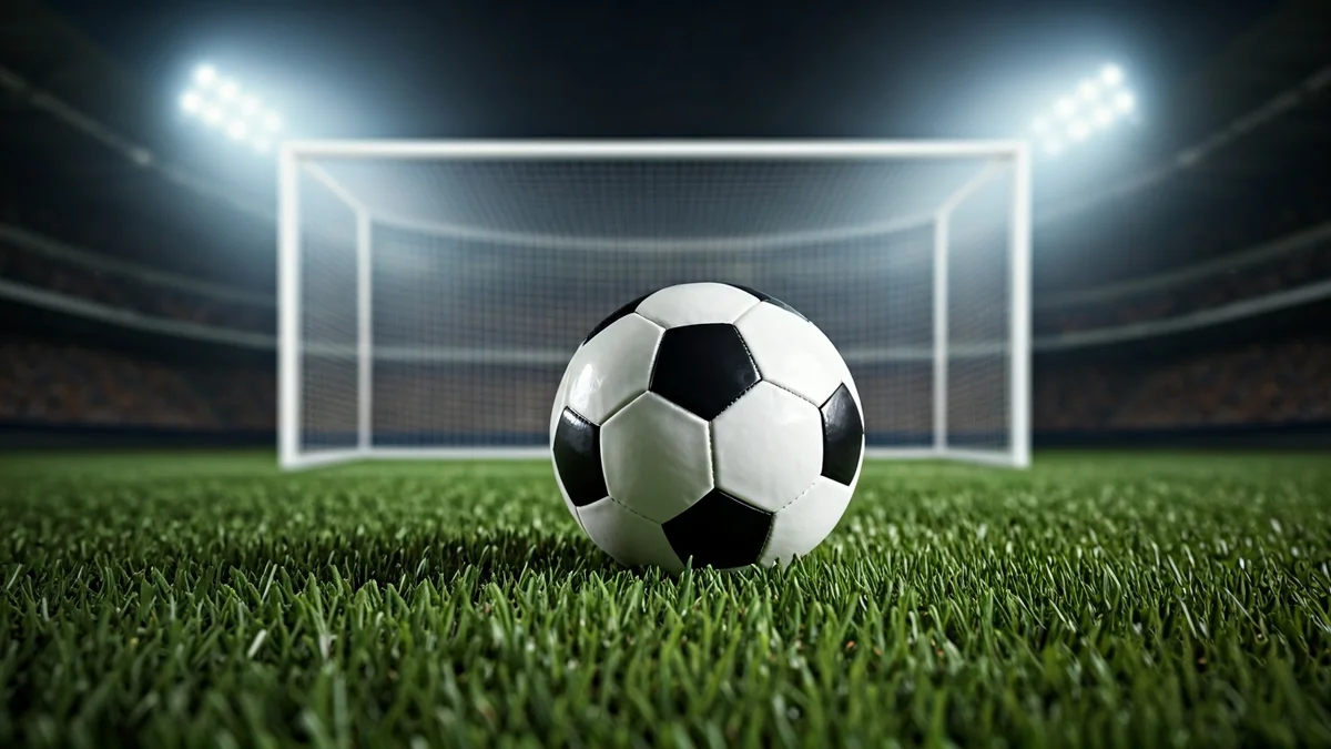 Imatge genèrica d'una pilota de futbol sobre la gespa d'un camp