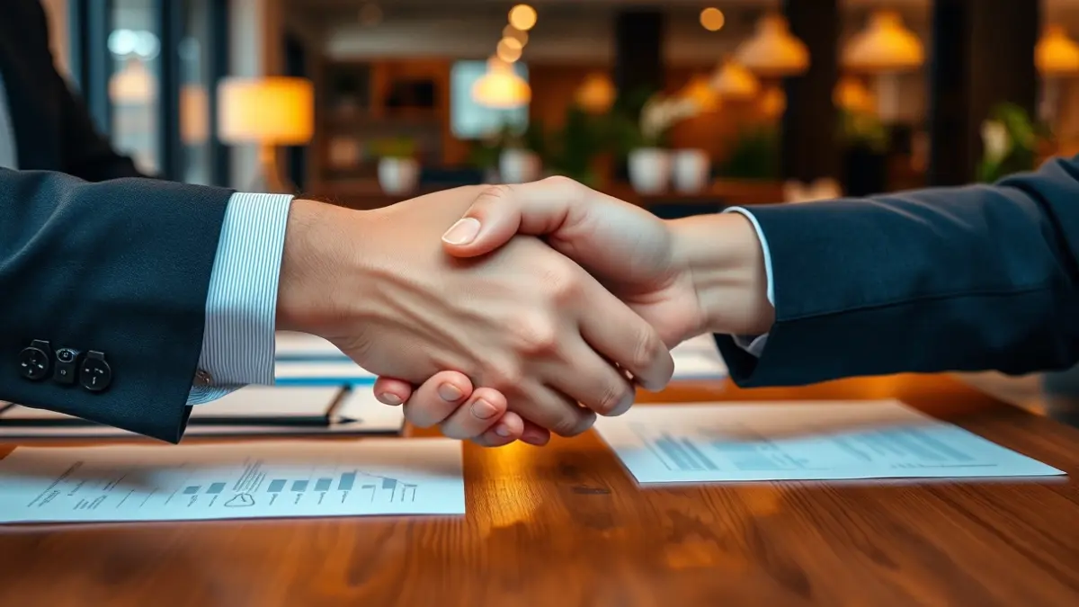 Irudi generikoa, eskuak mahai baten gainean estutzen, lankidetza eta aitorpena irudikatuz.