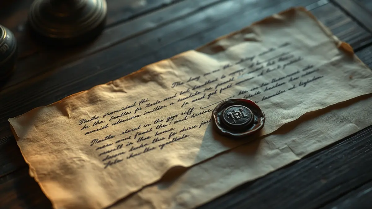 Imagen genérica de un documento histórico, representando la época de la abolición foral.