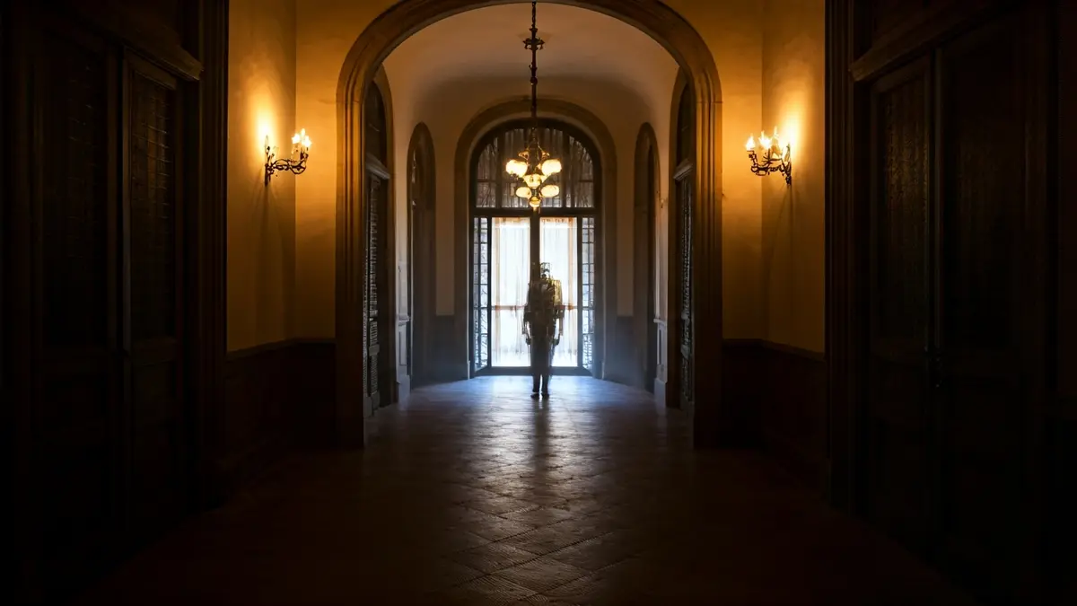 Generic image depicting the filming of a ghost story series at Villa Sofía, Vitoria.