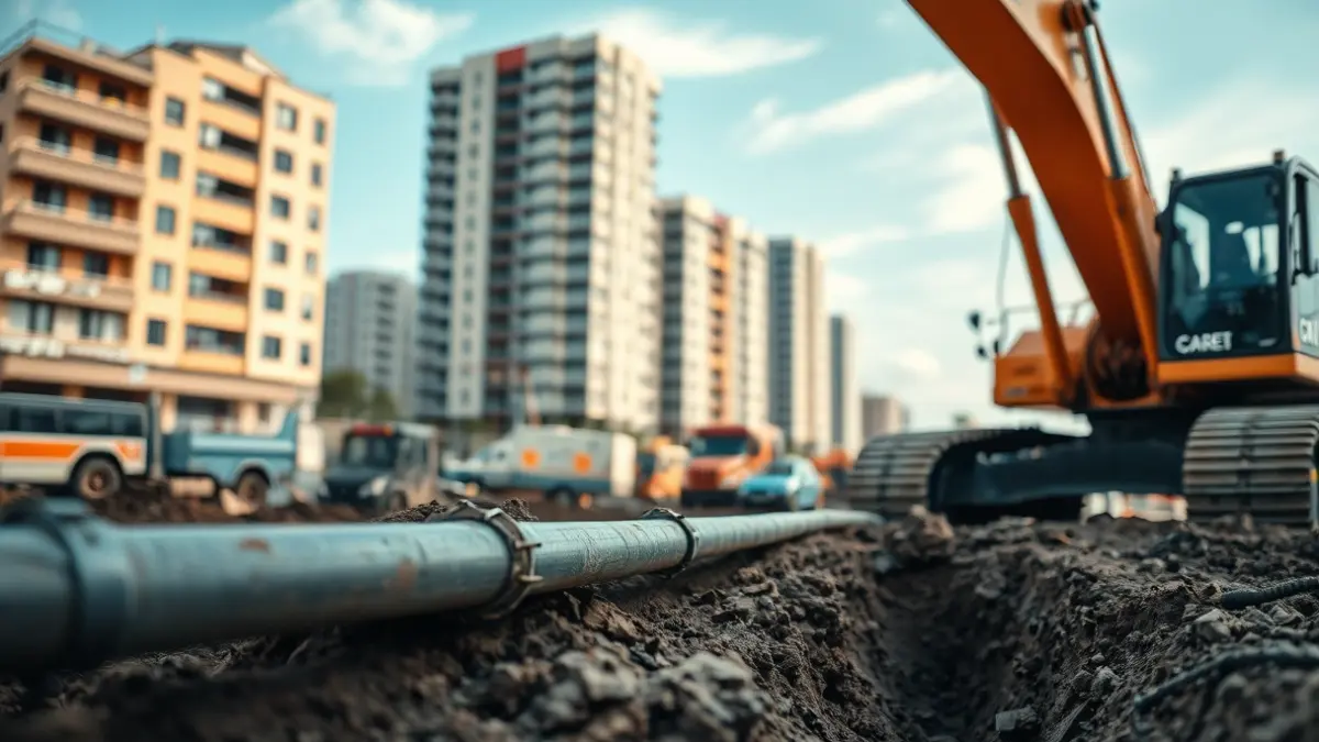 Generic image of sanitation network renovation works in Sarrikobaso.