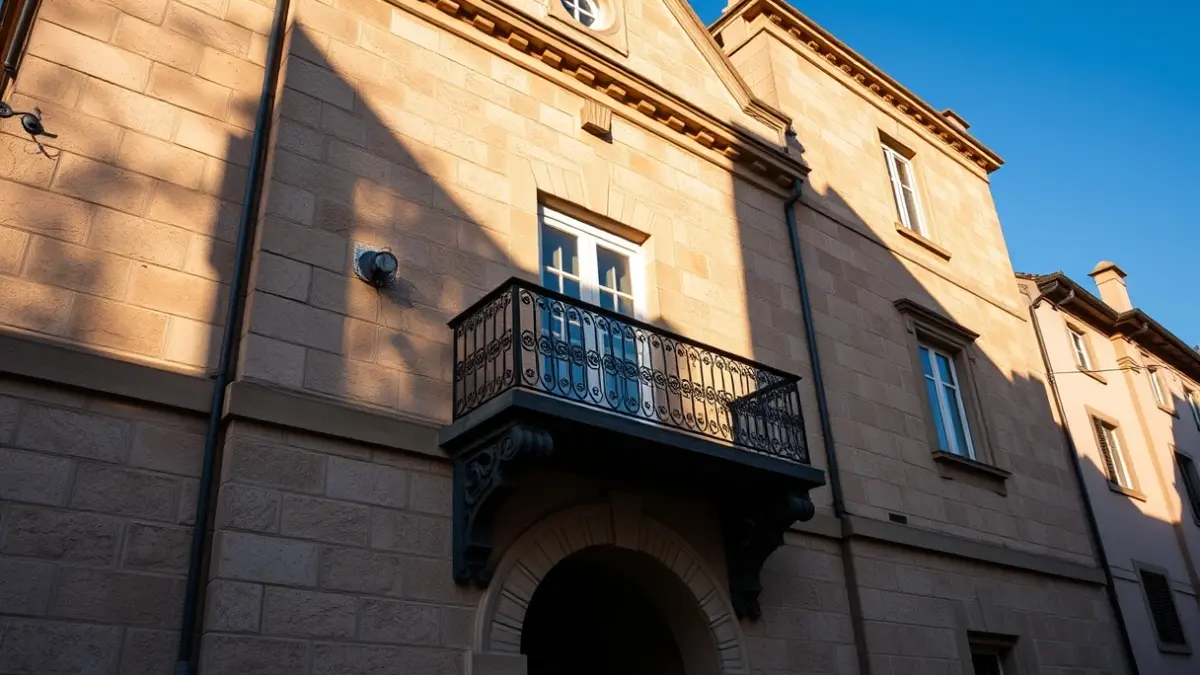 Imagen genérica del ayuntamiento de Getxo, bajo la luz del sol