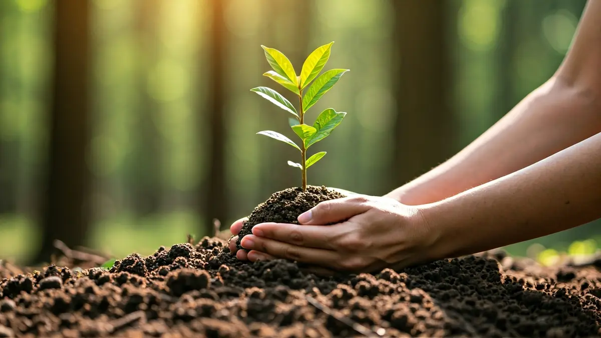 Generic image of sustainable forest management and tree planting.