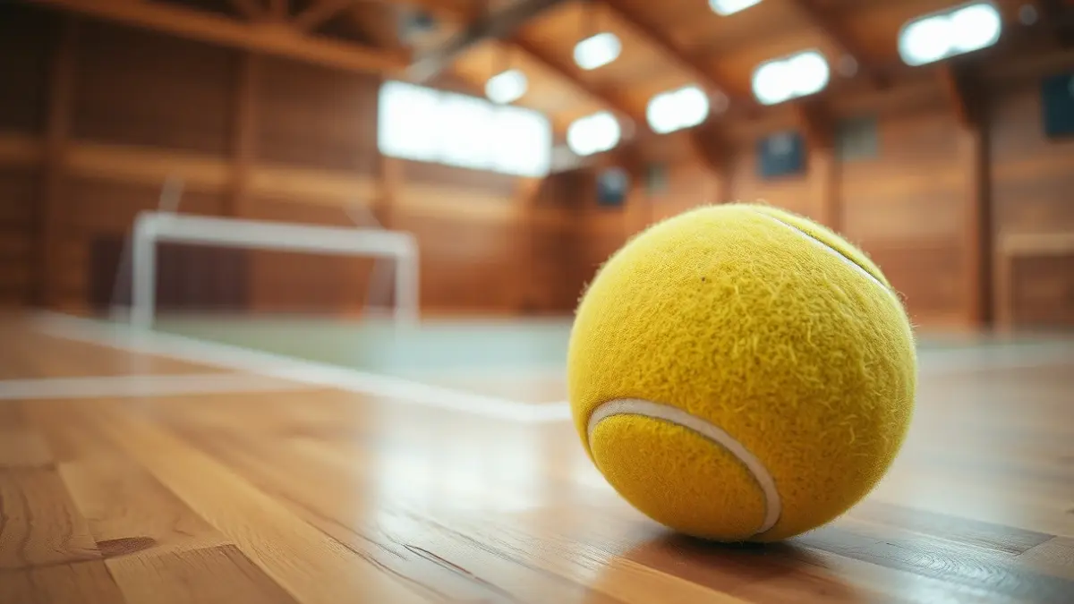 Irudi generikoa pilota egokituko partida bateko pilota batekin pilotaleku batean.