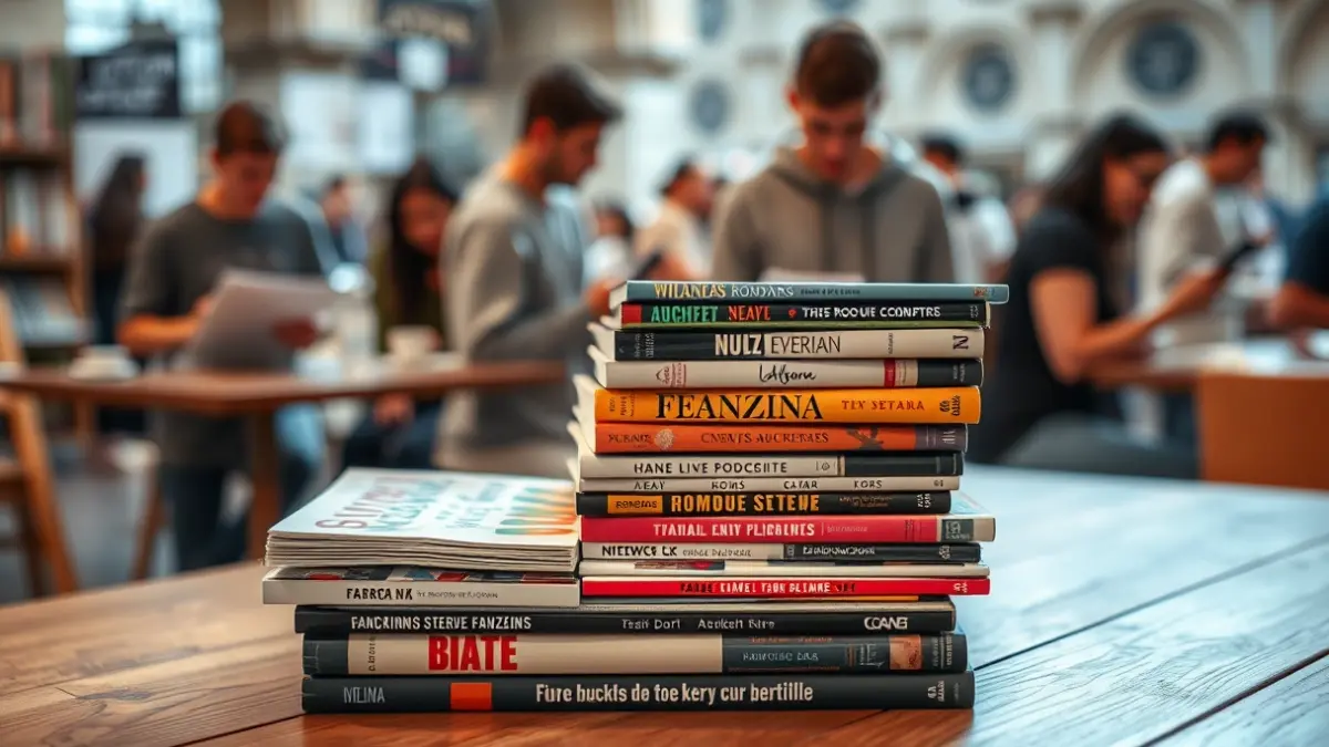 Gazteek sortutako argitalpen eta proiektuen irudi generikoa, sormena eta parte-hartzea irudikatuz.