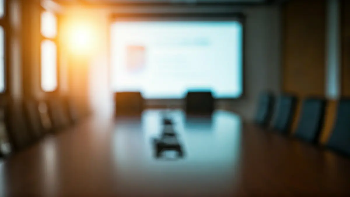 Imagen genérica de una sala de reuniones, representando una sesión informativa.