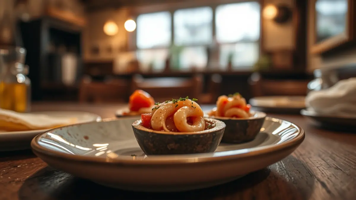 Generic image of a medieval pintxo, in the context of the competition to be held in Hondarribia.