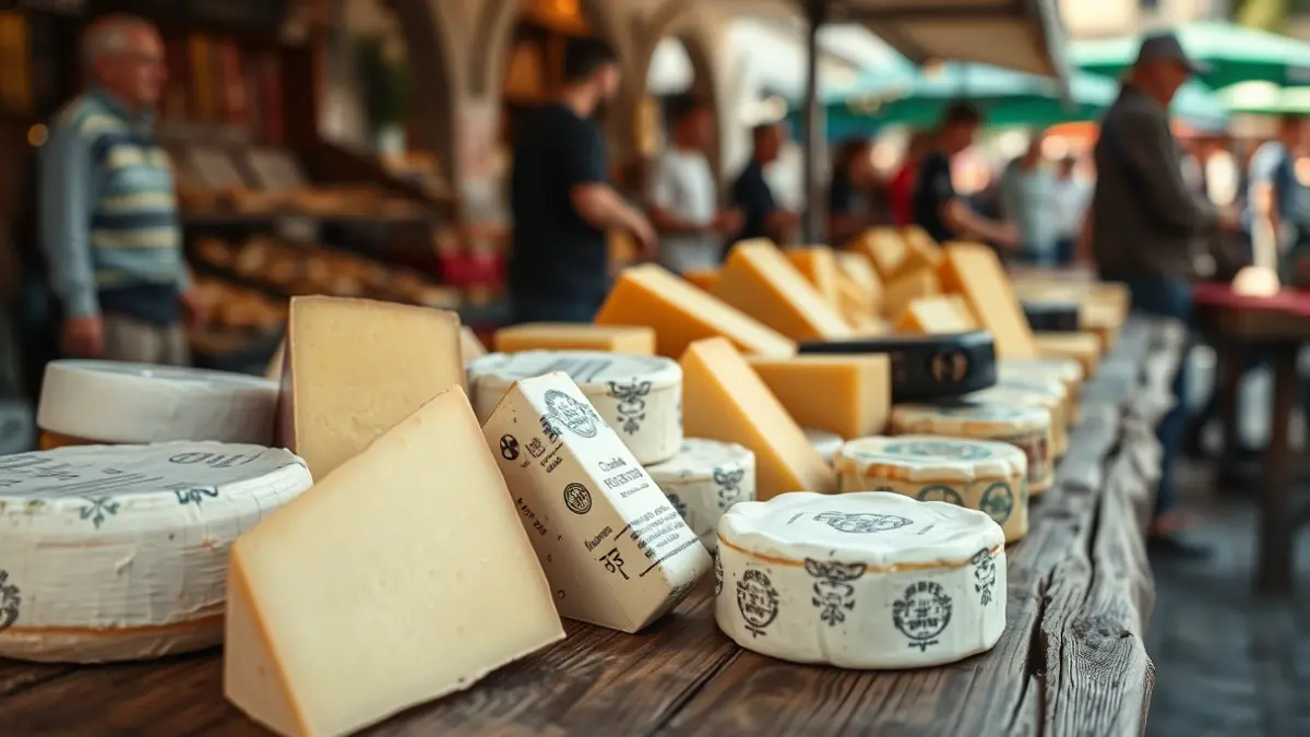 Generic image of an Idiazabal cheese market