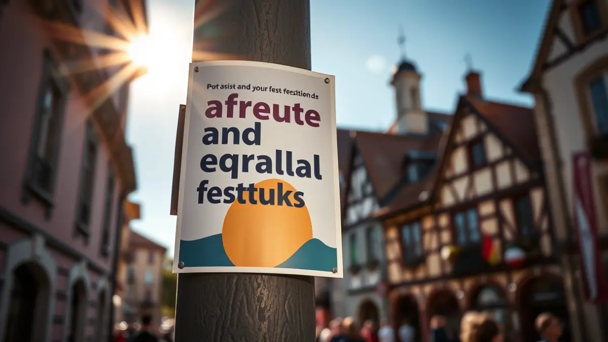 Lazkaoko jai seguru eta berdintasunezkoen kanpainaren kartel bat erakusten duen irudi generikoa.