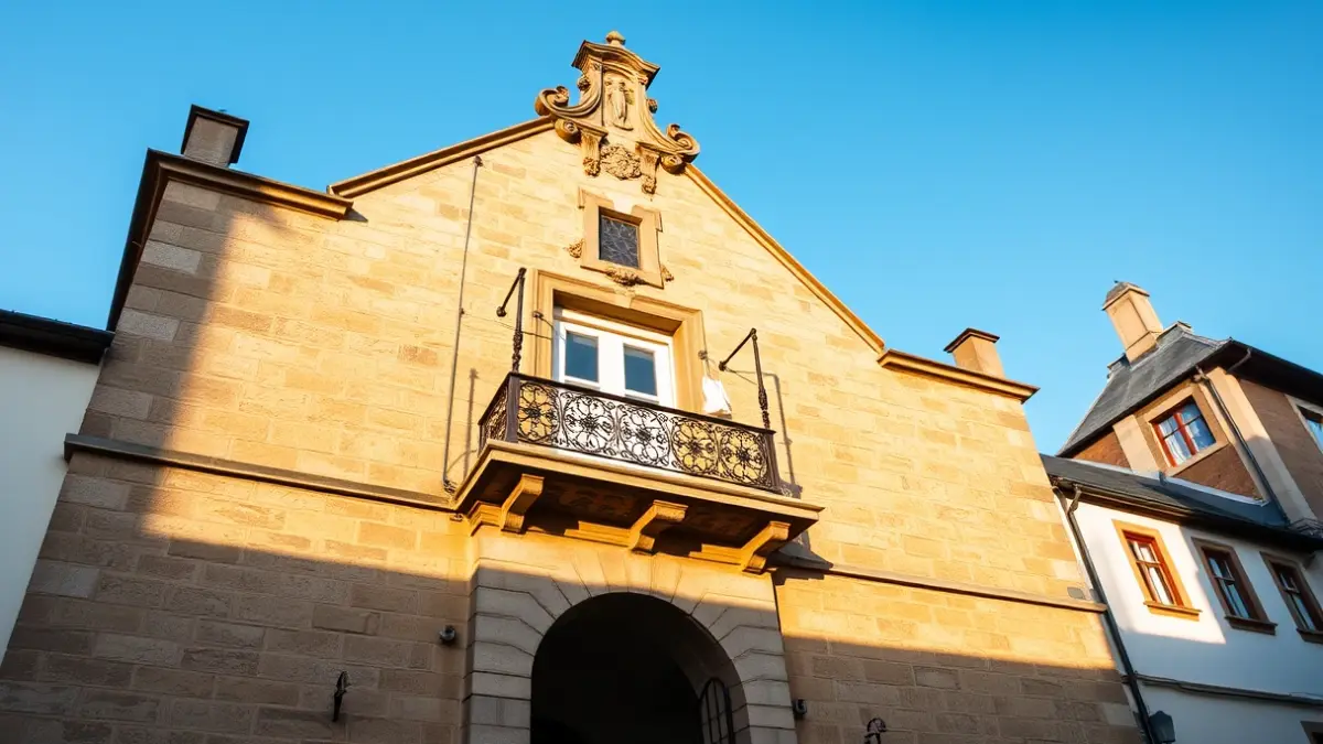 Imagen genérica de la fachada del ayuntamiento de Orio, bajo la luz del sol