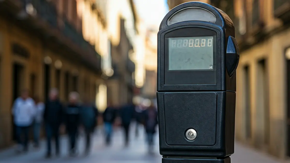 Irudi generikoa aparkaleku-neurgailu batena, Vitoria-Gasteizen