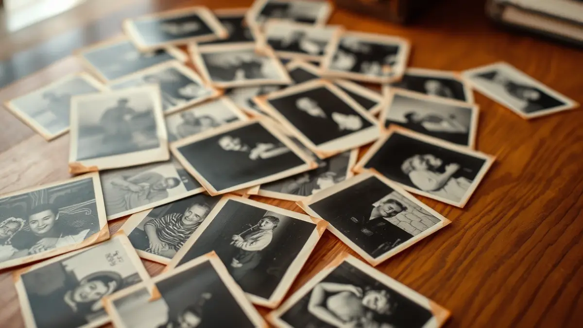 Imagen genérica: fotografías antiguas sobre una mesa.