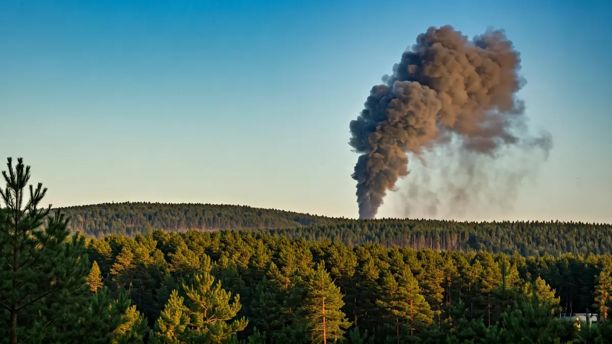 Iurreta papertegian izandako sutearen ke-zutabea.