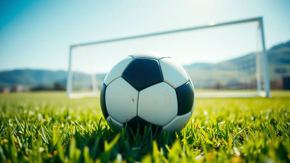 Imagen genérica de un balón de fútbol en un campo de juego.