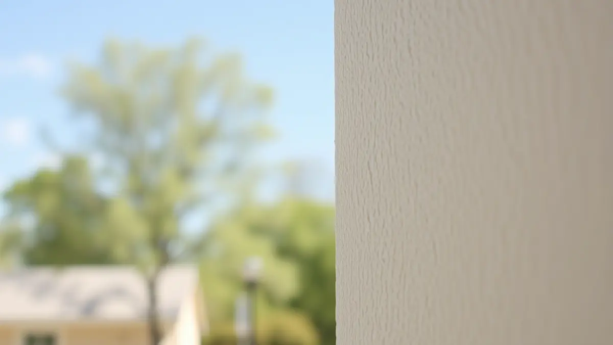 Imagen genérica de una pared exterior recién pintada de un ayuntamiento, bajo el sol de primavera.