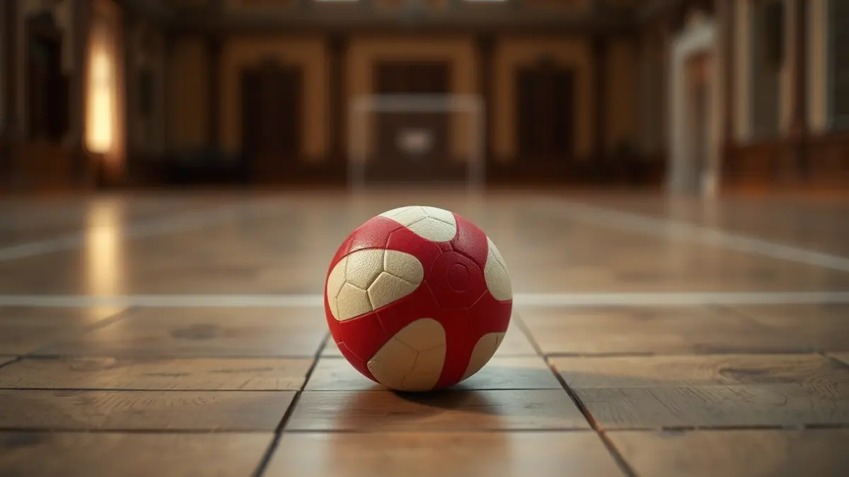 Generic image of a pelota ball on a fronton, representing a pelota meeting.