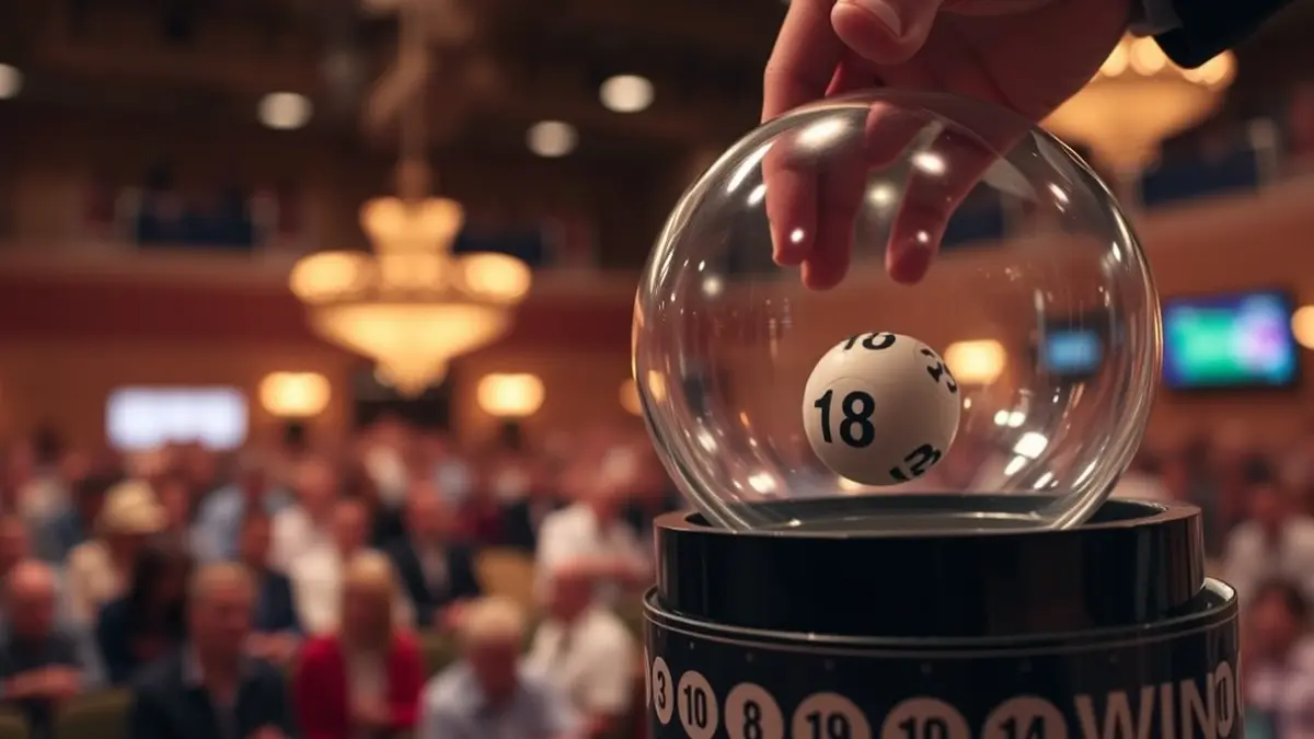 Imagen genérica de una escena de sorteo público.