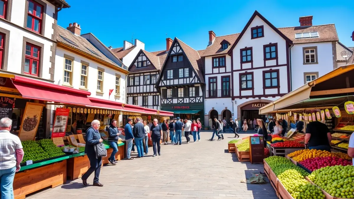 Generic image depicting the Pea Day market to be held in Foru Square in Astigarraga.