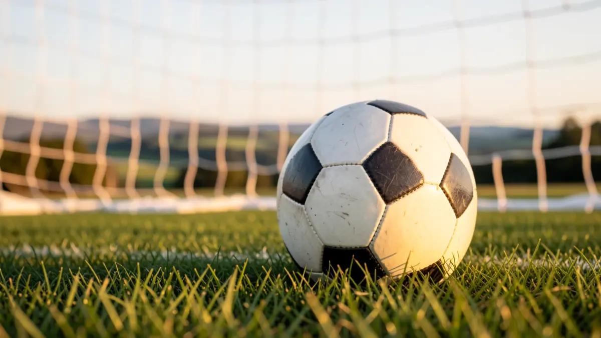 Generic image of a ball and a goal net.