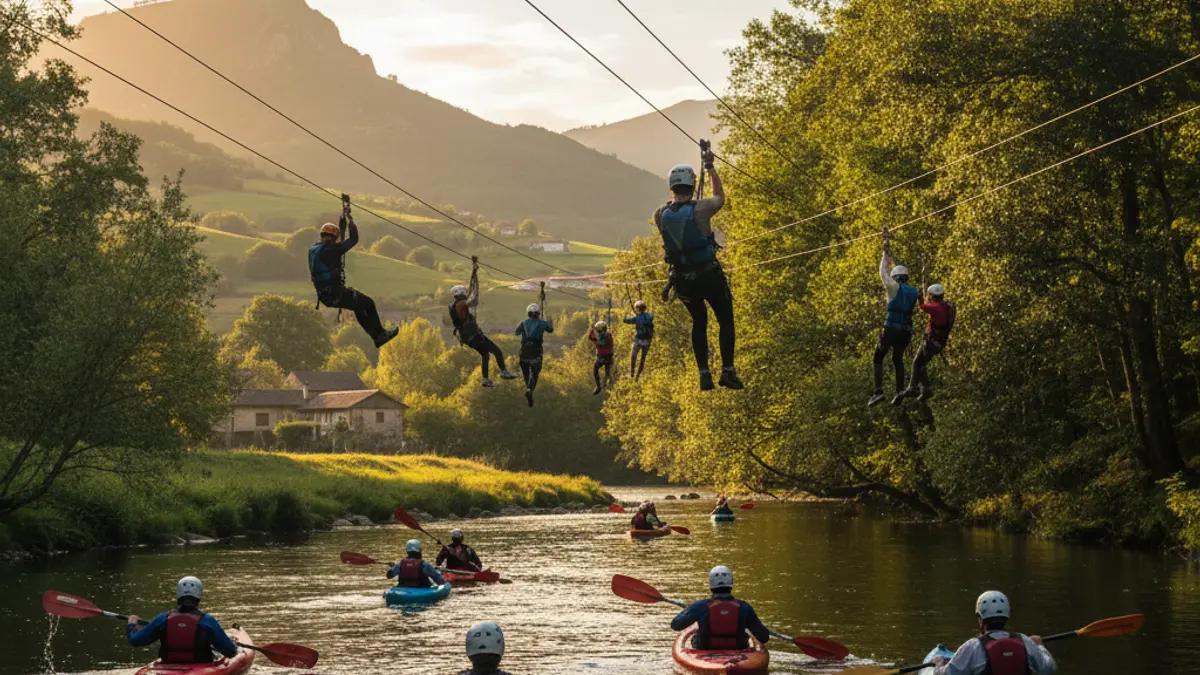 Summer activities for young people in Barakaldo, including surfing, excursions, and workshops.