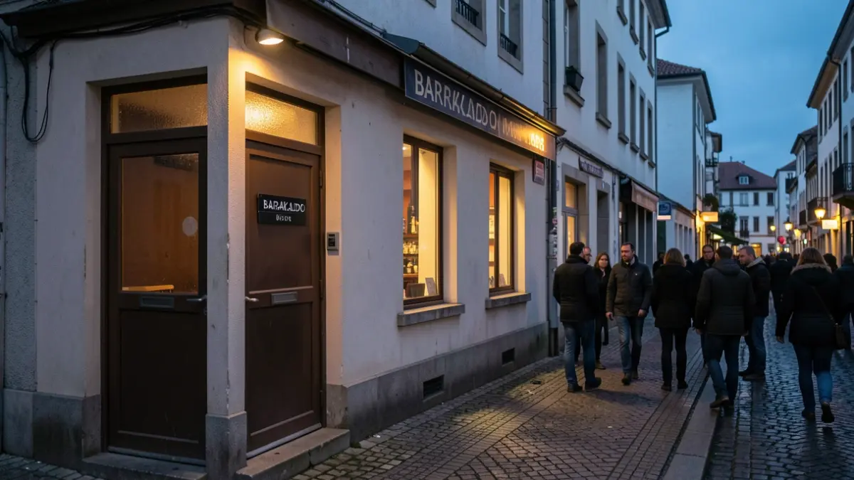 Irudi generiko bat Barakaldo inguruko taberna baten kanpoaldekoa.