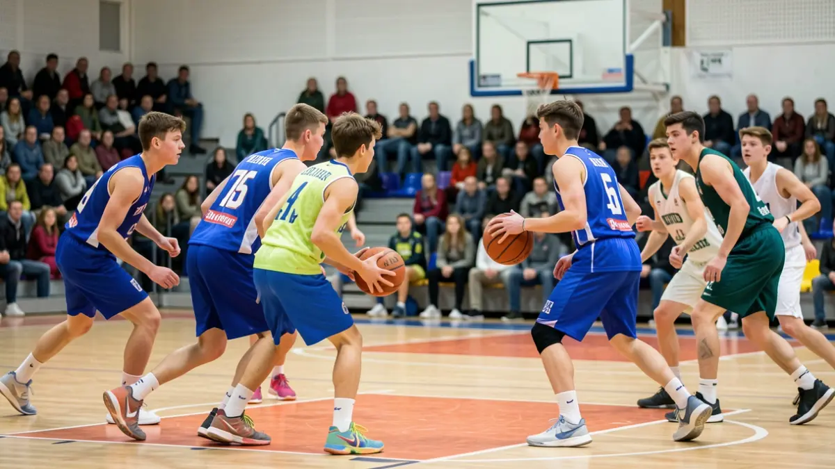 Generic image of an under-17 basketball tournament.