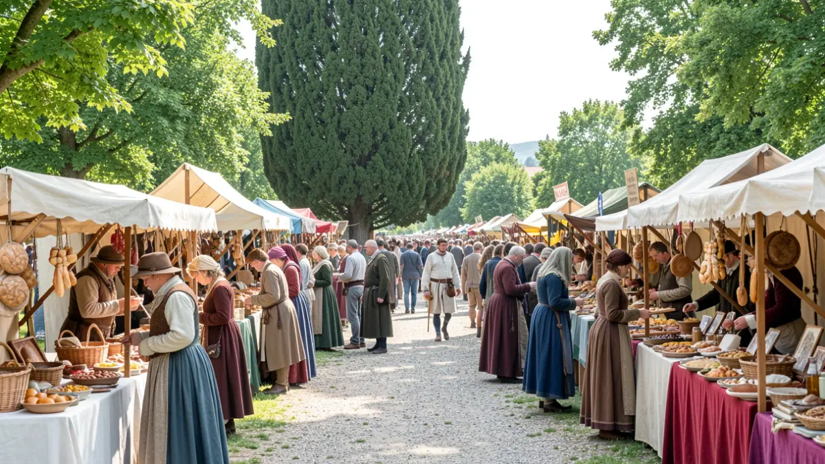 Irudi generikoa Euskal Herriko merkatu batean.
