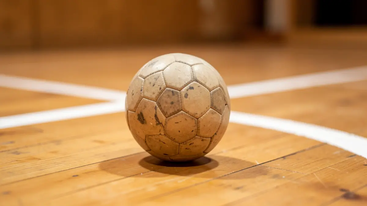 Imagen genérica de una pelota en una cancha.