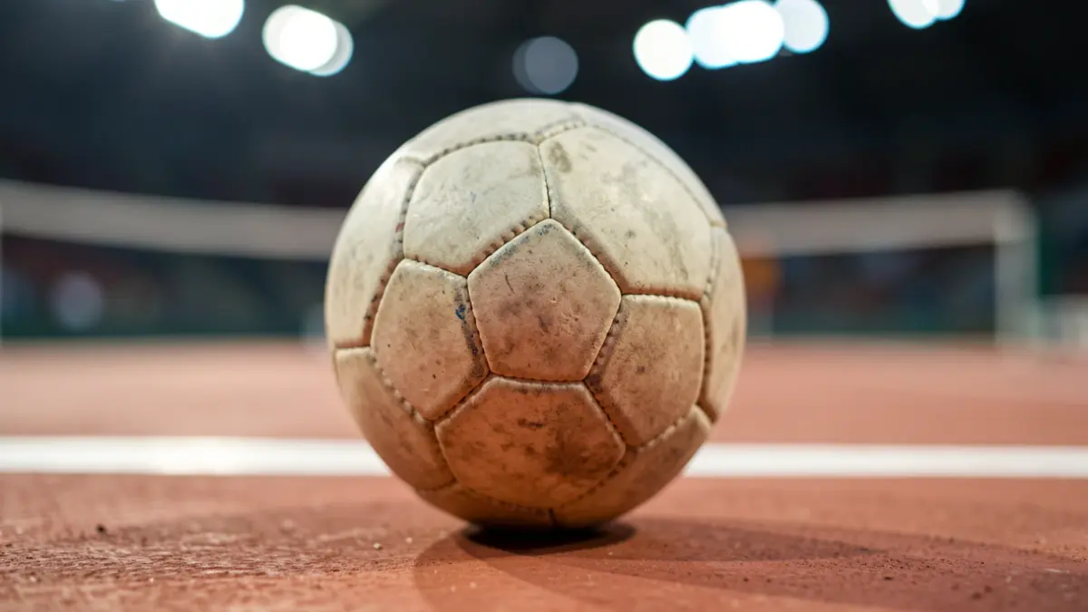 Generic image of a pelota ball on a court.