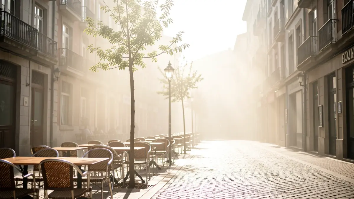 Generic image of a hot street.