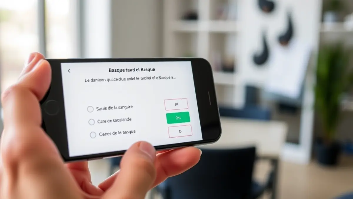 Generic image: a smartphone screen displaying a quiz game.