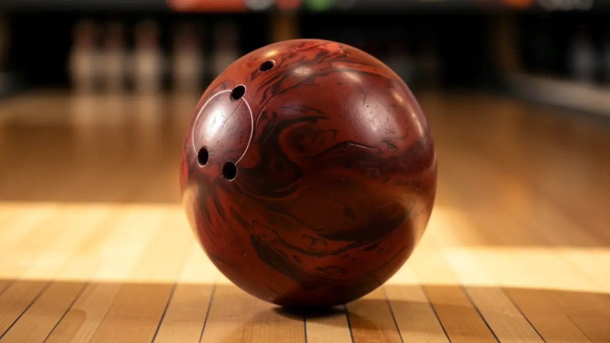 Imagen genérica de bolas de bolos en una pista.